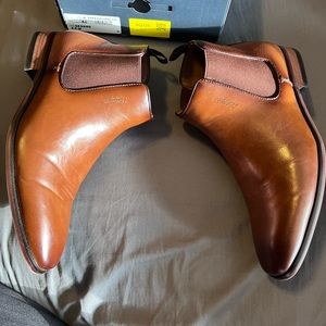 Tommy Hilfiger Dark Natural Brown Boots 8.5 M Men’s Dress Shoe